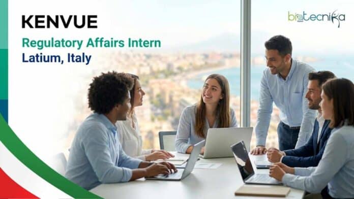 Apply for the Regulatory Affairs Intern position at Kenvue in Rome, Italy. Explore Kenvue careers, eligibility, responsibilities, qualifications, and internship benefits.