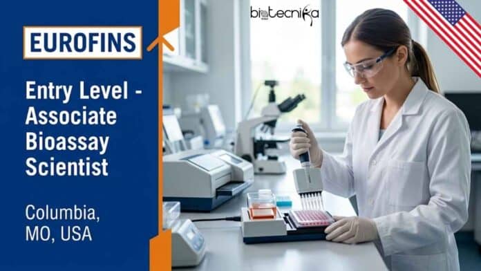 Entry level scientist job at Eurofins USA BioPharma Services for an Associate Bioassay Scientist in Columbia, MO. Apply now for one of the latest Eurofins careers and job in US opportunities.