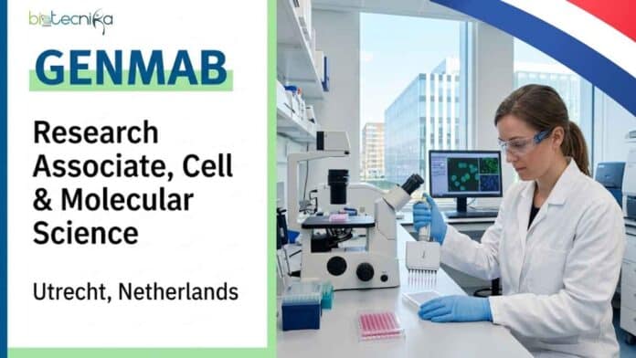 Apply for a Research Associate Job at Genmab Careers in Utrecht, Netherlands. Molecular biology, antibody discovery, PCR, NGS, and biotechnology professionals are encouraged to apply.