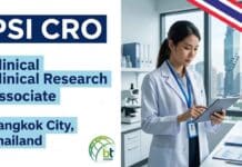 Clinical Research Job Opportunity at PSI CRO, Thailand | Apply Now Looking for a clinical research job? PSI CRO is hiring a Clinical Research Associate II in Bangkok, Thailand. Apply now for this exciting PSI careers opportunity.