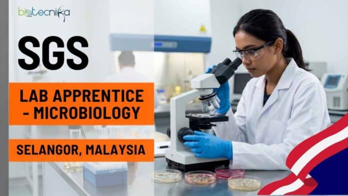 Freshers Lab Apprentice Job at SGS | Opportunity in Malaysia