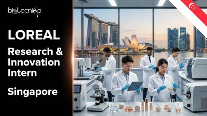 Biology Research Internship at L'Oreal in Singapore | Apply Now