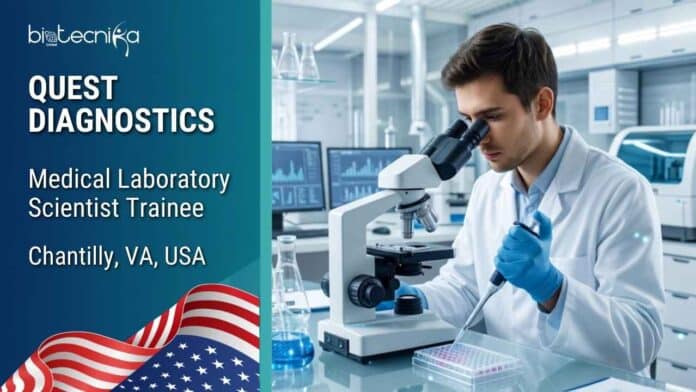 Biology Trainee Job at Quest Diagnostics, USA | Apply Now