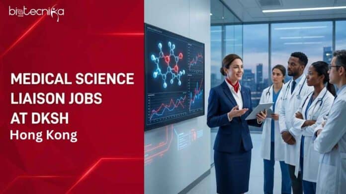 Medical Science Liaison Jobs at DKSH. Life Sciences Candidates, Apply Now. Job Opportunity in Wong Chuk Hang, Hong Kong.