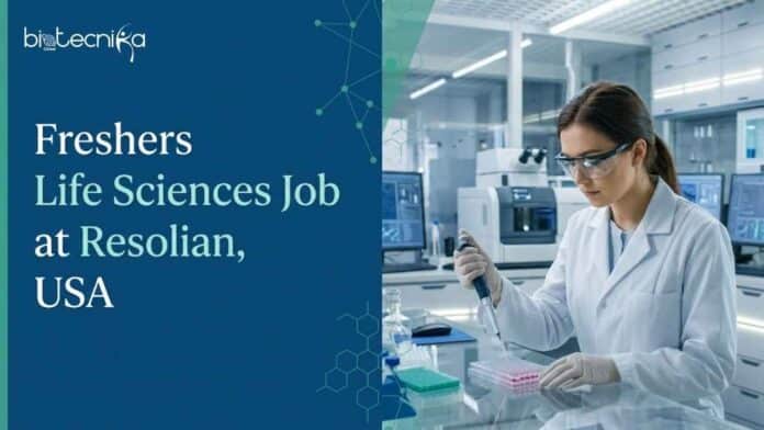 Explore Project Planner Jobs at Resolian, focusing on Freshers Life Sciences Job in USA within the Life Sciences sector.