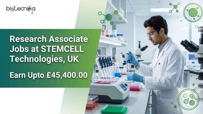 Explore Research Associate Jobs at STEMCELL Technologies in Cambridge, Specializing in Life Sciences Research.