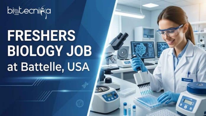 Freshers Biology Job at Battelle, USA. Apply Online For Biologist Role. Advance Your Next-Generation Sequencing and Multiomics Career Today.