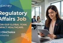 Regulatory Affairs Job at ClinChoice, Armenia | Life Science Candidates, Apply Online Regulatory Affairs Job at ClinChoice, Armenia. Life Science Candidates, Apply Online. Advance Your Clinical and Device Compliance Career.