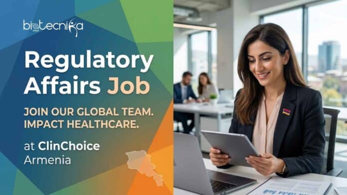 Regulatory Affairs Job at ClinChoice, Armenia. Life Science Candidates, Apply Online. Advance Your Clinical and Device Compliance Career.