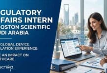 Regulatory Affairs Intern at Boston Scientific, Saudi Arabia | Life Sciences Candidates Eligible Regulatory Affairs Intern at Boston Scientific, Saudi Arabia. Life Sciences Candidates Eligible. Learn SFDA UDI Tracking & Data Governance.