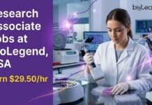Research Associate Jobs at BioLegend, USA | Biology Candidates, Apply Now & Earn $29.50/hr Explore Research Associate Jobs at BioLegend in California, Focusing on Tissue Culture and Molecular Biology. Apply Now