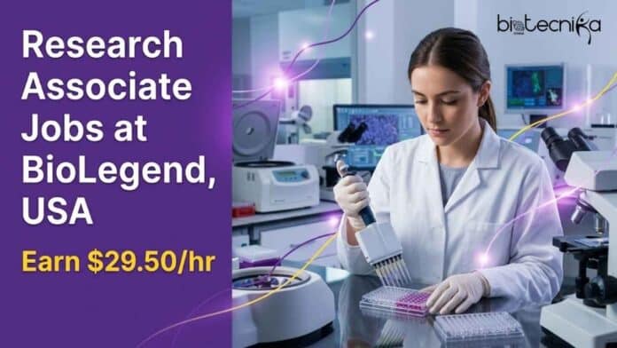 Explore Research Associate Jobs at BioLegend in California, Focusing on Tissue Culture and Molecular Biology. Apply Now