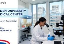 Research Technician Job at Leiden University Medical Center, Netherlands | With Salary Upto € 4.492 Research Technician Job at LUMC, Netherlands | Apply Now