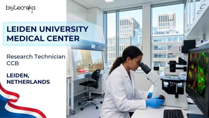 Research Technician Job at LUMC, Netherlands | Apply Now