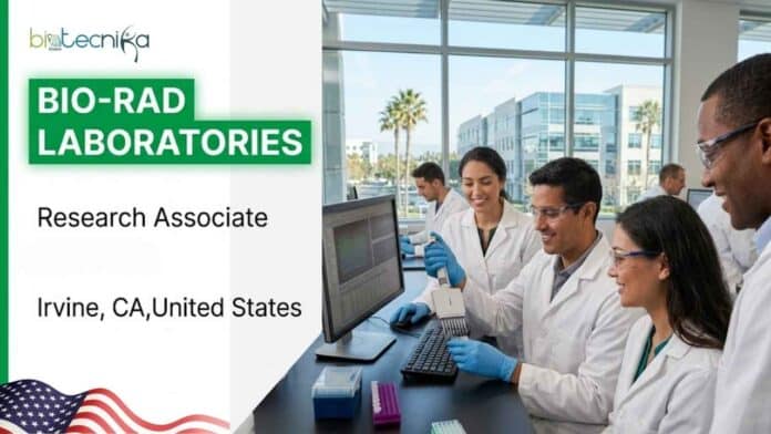 Freshers Research Associate Job at Bio-Rad Labs, USA | Apply Now