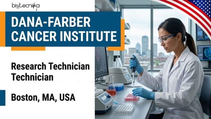 Biology Research Job at Dana-Farber Cancer Centre, USA | Apply Now
