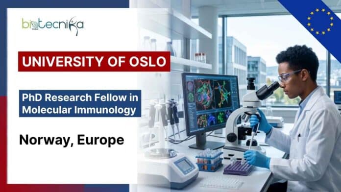 Life Sciences PhD Position at University of Oslo, Norway | Apply Now