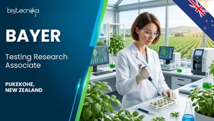 Research Associate Job at Bayer, New Zealand | Apply Now