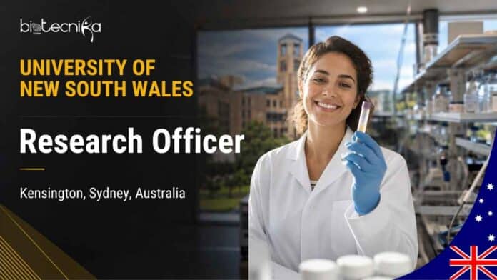Research Officer Jobs at UNSW, Australia | Apply Now