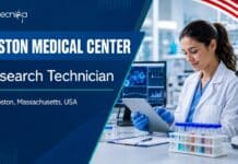 Research Technician Jobs at Boston Medical Center, USA | With Salary Upto $28.61/hour Research Technician Jobs at Boston Medical Center, USA | Apply Now