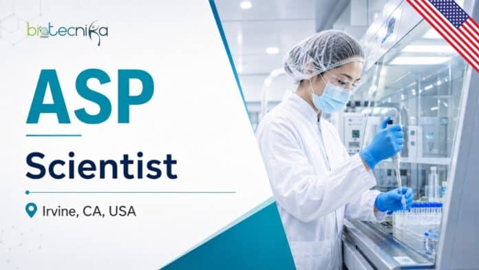 Scientist job opportunity at ASP, USA | Apply Now