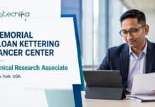 Clinical Research Associate Job at Memorial Sloan Kettering Cancer Center, USA | With Salary Upto $97,100 Clinical Research Associate Position at Memorial Sloan Kettering Cancer Center | Apply Now