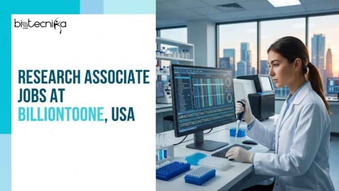 Explore Research Associate Jobs at BillionToOne in The USA. Join the Biotech Revolution in Molecular Diagnostics.