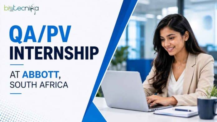 Explore QA Internship at Abbott in South Africa. Gain Valuable Experience In Life Sciences Through This Internship Opportunity.