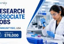 Research Associate Jobs at ImmunityBio, USA | Apply Online & Earn Upto $78,000 Research Associate Jobs at ImmunityBio, USA. Biological & Biomedical Sciences Candidates, Apply Online & Earn Upto $78,000.