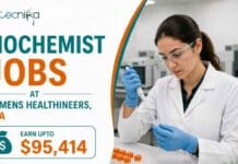 Biochemist Jobs at Siemens Healthineers, USA | Apply Now & Earn Upto $95,414 Explore Biochemist Jobs at Siemens Healthineers. Join a Team Dedicated To Healthcare Innovation. Apply now!