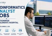 Bioinformatics Analyst Jobs at Nationwide Children’s Hospital in Columbus, USA | Biology Candidates, Apply Now Bioinformatics Analyst Jobs at Nationwide Children's Hospital in Columbus: explore eligibility, skills and apply for lung research.