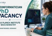 Bioinformatician PhD Vacancy at Max Planck Institute of Biochemistry, Germany | Bioinformatics Candidates, Apply Now Bioinformatician PhD Vacancy at Max Planck Institute of Biochemistry, Germany. Apply Now For this 2-year Research Role.