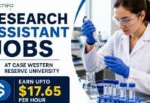 Research Assistant Jobs at Case Western Reserve University | Apply Now & Earn Upto $17.65 per hour Research Assistant Jobs at Case Western Reserve University offer freshers a genetics research role in Cleveland, Ohio. Apply online today.