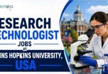 Research Technologist Jobs at Johns Hopkins University, USA | Life Science Candidates, Apply Now Research Technologist Jobs at Johns Hopkins University in Baltimore: laboratory duties, required skills, and application details.