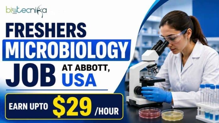Microbiologist jobs at Abbott in Temecula, California. Role involving quality systems & sterilisation validation. Earn Upto $29/Hour.