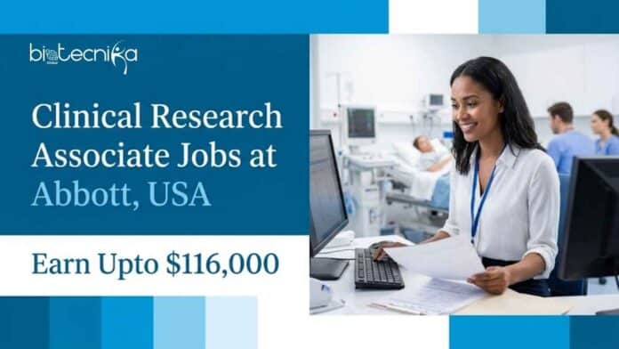 Explore Clinical Research Associate Jobs in California with Abbott, a Leader in Life Sciences & Healthcare Innovation. Earn Upto $116,000