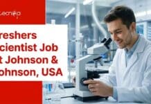 Freshers Scientist Job at Johnson & Johnson, USA | Apply Now For Associate Scientist Jobs Freshers Scientist Job at Johnson & Johnson, USA. Life Sciences Candidates, Apply Now For Associate Scientist Jobs.