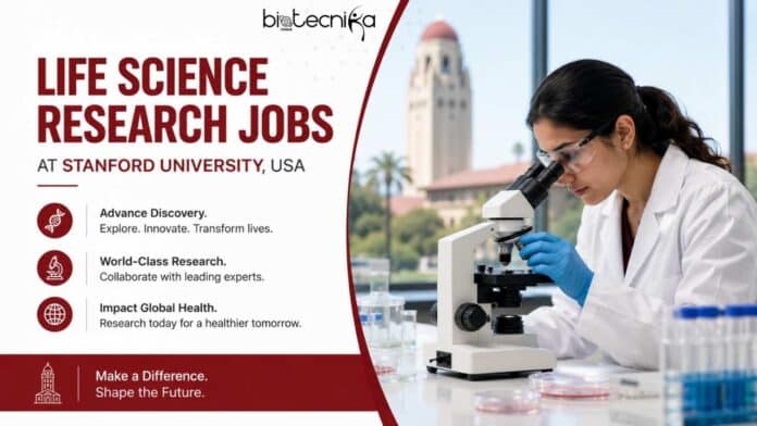 Explore Life Science Research Jobs at Stanford University For Research Professionals In California. Opportunity in the USA.