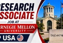 Research Associate Job at Carnegie Mellon University, USA | Apply Online Explore the CMU Research Associate Job in Pittsburgh, PA. Support single-cell methylation sequencing, manuscripts, training, and lab work.