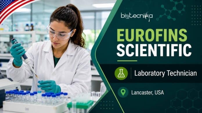 Eurofins Laboratory Technician Job at Eurofins Scientific | Apply Now