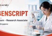 Intern Role at GenScript in Singapore | Research Associate, Apply Online Research Associate Job at GenScript Singapore | Apply Online