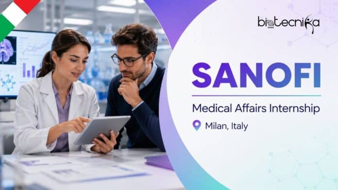 Medical Affairs Internship at Sanofi | Apply Now