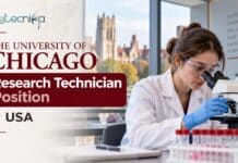 Research Technician Position at the University of Chicago | With Salary Upto $70,000 Research Technician Position at the University of Chicago | Apply Now