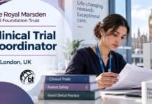 NHS Foundation Trust Offering A Clinical Trial Coordinator Opportunity in the UK | Apply & Earn Upto £46,852 per annum Clinical Trial Coordinator at The Royal Marsden NHS Foundation Trust