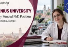 Fully Funded PhD Position at Vilnius University in Lithuania, Europe | Apply Now PhD Position in Cellular Senescence at Vilnius University Life Sciences Center
