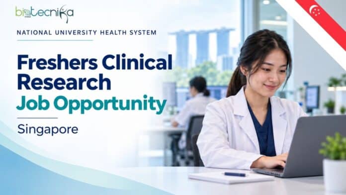 Assistant Clinical Research Coordinator Position at National University Health System | Apply Now