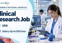 Clinical Research Job at Children’s National Hospital, USA | With Salary Upto $35/hour Clinical Research Assistant at Children's National Hospital | Apply Now