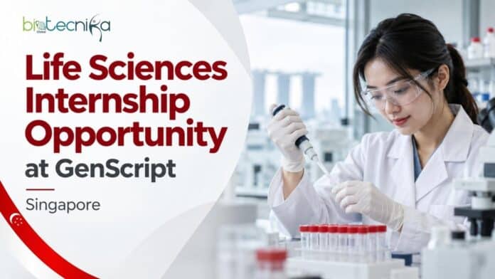 Life Sciences Internship Opportunity at GenScript in Singapore | Apply Online