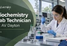 Biochemistry Lab Technician Job at AV Dayton in the USA | Apply Now & Earn Upto $38 per hour Biochemistry Laboratory Technician Position at AV Dayton | Apply Now