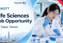 Life Sciences Job Opportunity at Abbott in Taipei, Taiwan | Apply Online Abbott Regulatory Affairs Job in Taiwan | Apply Now